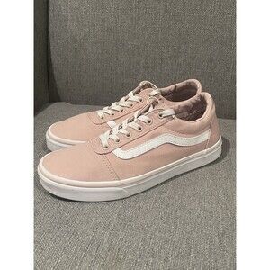 Vans Pink and White Athletic Shoes